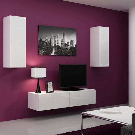 Cama elutoa kapikomplekt VIGO 7 valge/valge läikiv