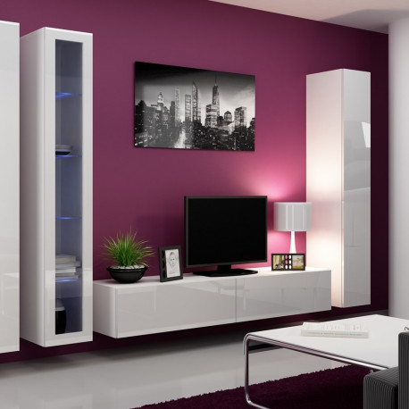 Cama elutoa kapikomplekt VIGO 2 valge/valge läikiv