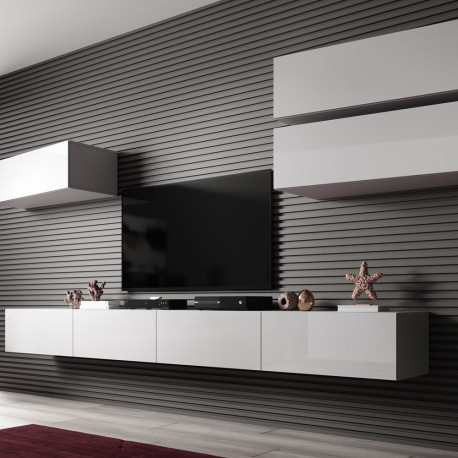 Cama elutoa kapikomplekt VIGO SLANT 4 valge/valge läikiv