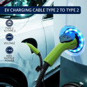Qoltec 52473 EV Cable Type 2 for car charging | 400V | 11kW | 16A | 5m