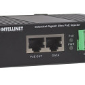 Intellinet Industrial Gigabit Ultra PoE Injector, 1 x 60 W Port, IEEE 802.3bt/at/af Power over Ether