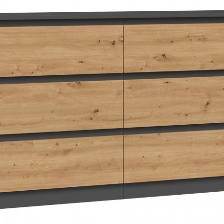 Topeshop M6 140 ANT/ART KPL chest of drawers