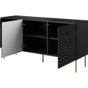HOLE chest 152x42.5x74.5 cm matte black HOLE chest 152x42.5x74.5 cm matte black