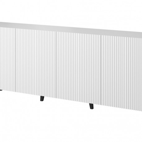 Cama PAFOS 200x42x82 valge matt kummut