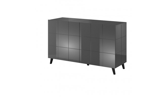 Cama kummut 2D REJA grafiithall läikiv/grafiithall läikiv