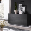 Cama sideboard 2D REJA graphite grey gloss/graphite grey gloss