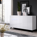Cama sideboard 2D REJA white gloss/white gloss