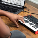 Akai klaviatuur MPK Mini MK3 MIDI USB, must/punane