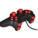 Esperanza EGG102R Gaming Controller Black, Red USB 2.0 Gamepad Analogue / Digital PC