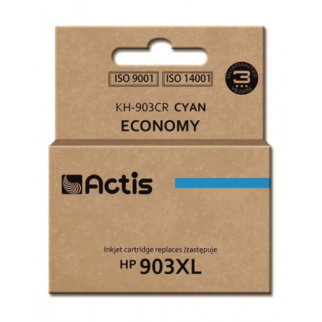 Actis KH-903CR tindikassett (asendus HP 903XL T6M03AE; standard; 12 ml; tsüaan) – uus kiip