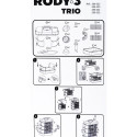 ZOLUX Rody3 Trio White - cage for rodents - 1 piece