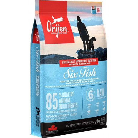 ORIJEN Six Fish kuiv koeratoit 6 kg