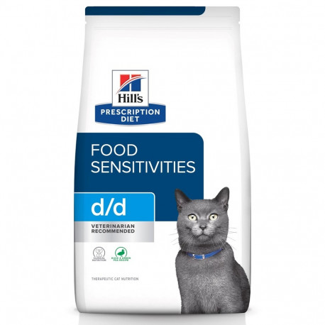HILL'S PRESCRIPTION DIET Feline d/d kuiv kassitoit part, herned 1,5 kg