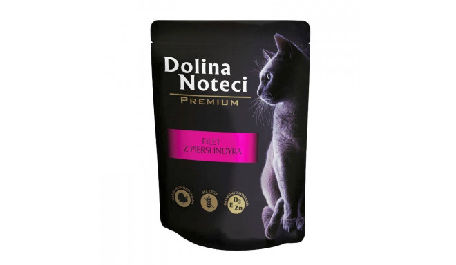 DOLINA NOTECI Premium Kalkunirinnafilee kastmes - märg kassitoit - 85 g