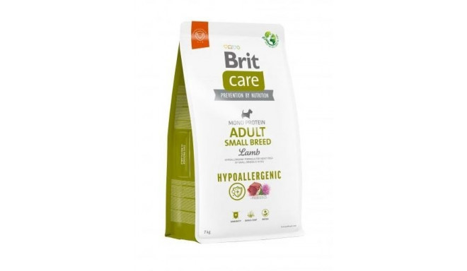 BRIT Care hüpoallergeenne täiskasvanud väikest tõugu lambaliha ja riisiga kuiv koeratoit 7 kg