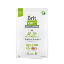BRIT Care Dog Sustainable Adult Medium Breed Chicken & Insect - dry dog food - 3 kg