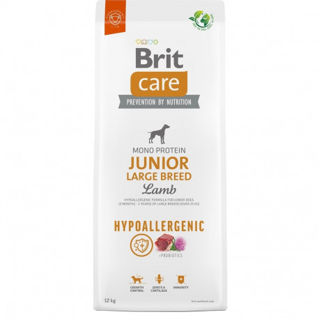 BRIT Care hüpoallergeenne junior suur tõug lambaliha kuiv koeratoit 12 kg