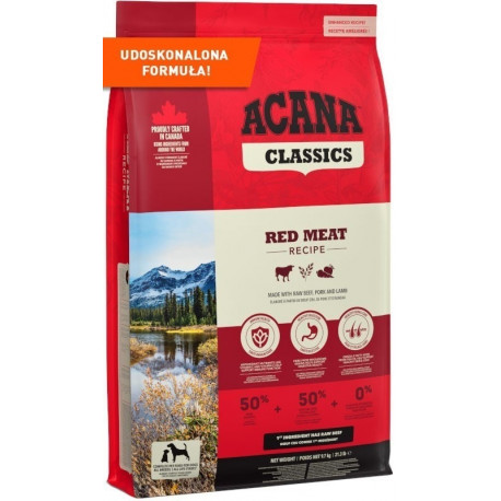 ACANA Classics Red Meat kuiv koeratoit 9,7 kg