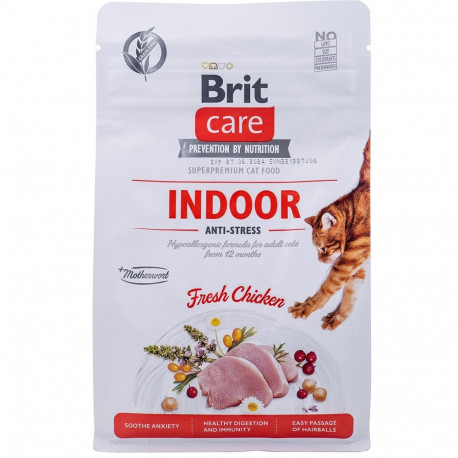 BRIT Care teraviljavaba täiskasvanud toakassi antistress kuiv kassitoit 400 g