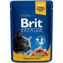 BRIT Premium Cat Salmon&Trout  - wet cat food - 100g