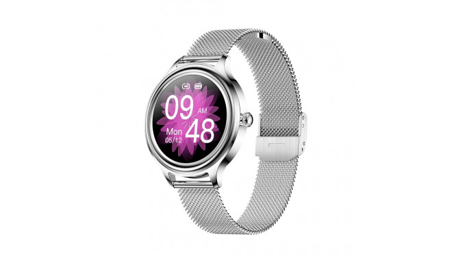 Kumi K3 silver smartwatch