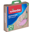 Vileda puhastuslapp Microfibre 100% Recycled 3tk