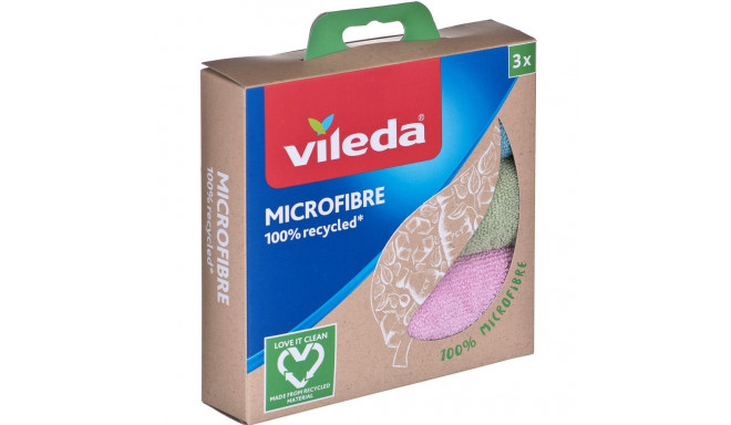 Cleaning Cloth Vileda Microfibre 100% Recycled 3 pcs.