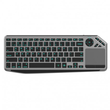 Techly ICTB9801TB universaalne RF juhtmevaba + Bluetooth QWERTY US inglise must klaviatuur