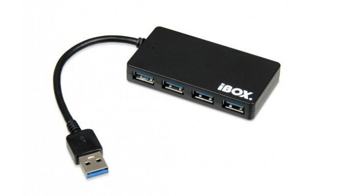 iBox IUH3F56 liidesehub USB 3.2 Gen 1 (3.1 Gen 1) Type-A 5000 Mbit/s must