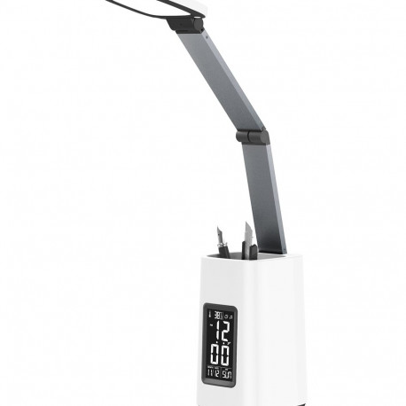 Activejet AJE-TECHNIC LED desk lamp with display white