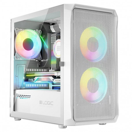 Logic PORTOS ARGB MINI USB 3.0 valge korpus