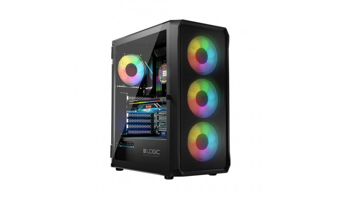 Logic PORTOS ARGB MINIDI USB 3.0 Case Black