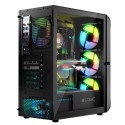 Logic arvutikorpus Portos ARGB Midi USB 3.0, must