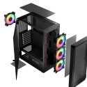Logic arvutikorpus Portos ARGB Midi USB 3.0, must