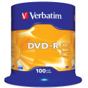 Verbatim DVD-R Matt Silver 4.7GB 100pcs