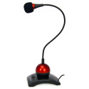 Esperanza microphone EH130 PC, black/red