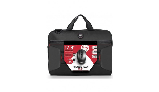 Port Designs PREMIUM PACK 43.9 cm (17.3") Cover Black