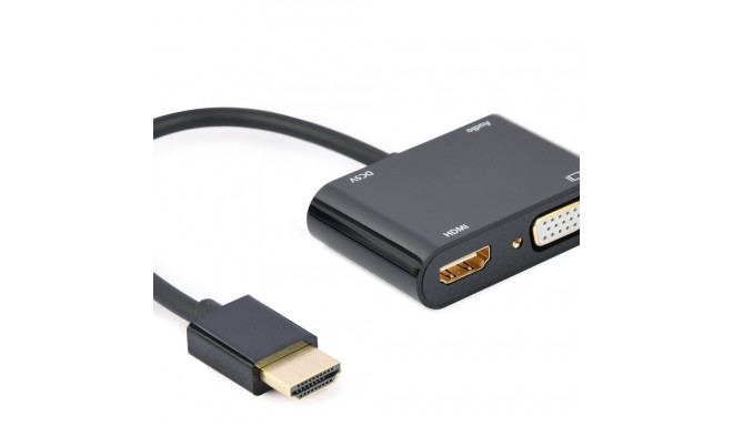 Gembird A-HDMIM-HDMIFVGAF-01 liidesekaardid/adapter HDMI, VGA
