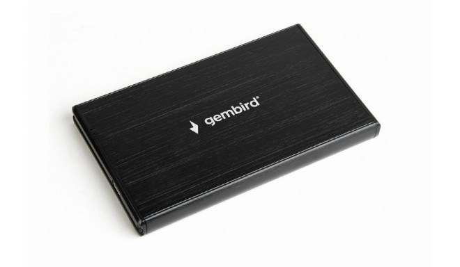 Gembird EE2-U3S-3 storage drive enclosure HDD enclosure Black 2.5"