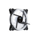 Aerocool korpuse ventilaator Duo 12 ARGB 6-pin 12cm, must