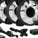 Aerocool Mirage 12 ARGB Pro Computer case Cooling set 12 cm Black