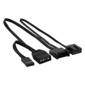 Aerocool korpuse ventilaator Duo 12 ARGB 6-pin 12cm, must
