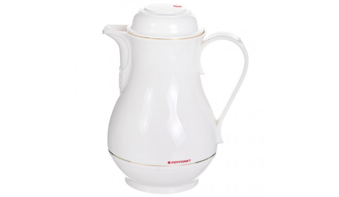ROTPUNKT 330 IVORY Jug Thermos 1 l Glass insert Ecru