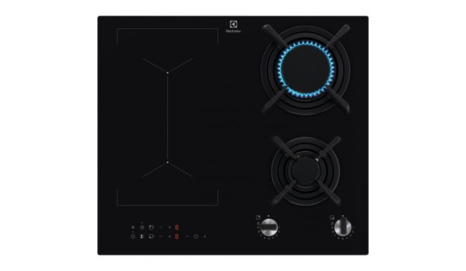 Induktsioon-gaasipliidiplaat ELECTROLUX KDI641723K 800 Kombineeritud 60 cm Must