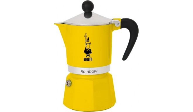 Coffee maker BIALETTI RAINBOW 6TZ 300 ml Yellow