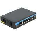DeLOCK Giga Ethernet Switch 4P PoE + 1RJ45 - 87764