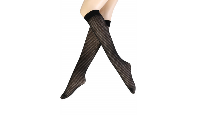SOKISAHTEL NORITA musta värvi mustriga põlvikud 444