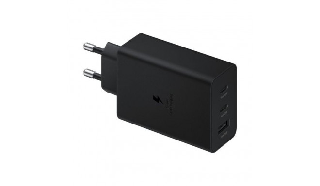 Samsung Travel Charger Quick Charger C+C+U, QC 3.0, PD 3.0, 65W, Black EU (EP-T6530NBEGEU)