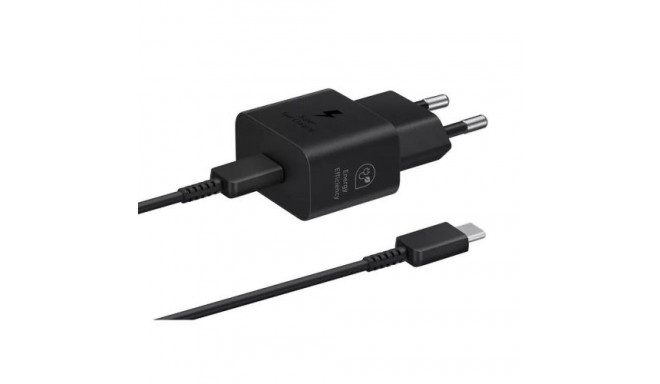 Samsung Travel Charger 25W EP-T2510X PD 3.0 with Type-C to Type-C cable (1m) Black EU (EP-T2510XBEGE