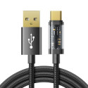 Joyroom USB - Type-C Data Cable, 3A, 1.2m, Black (S-UC027A12)